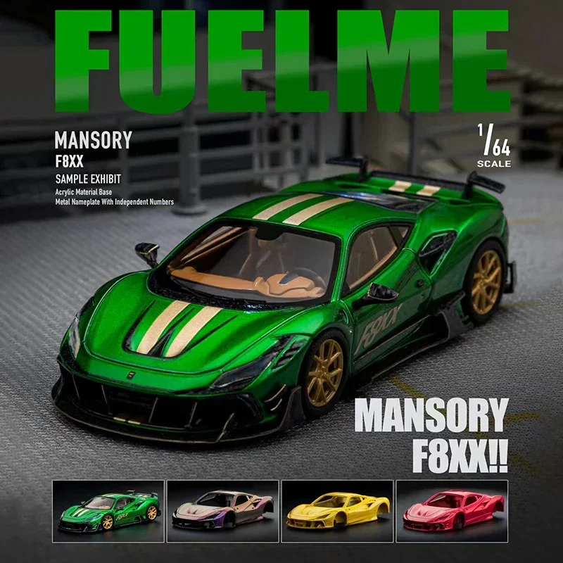 

FuelMe 1:64 Mansory F8XX Resin Diorama Car Model Collection Miniature Carros Toys