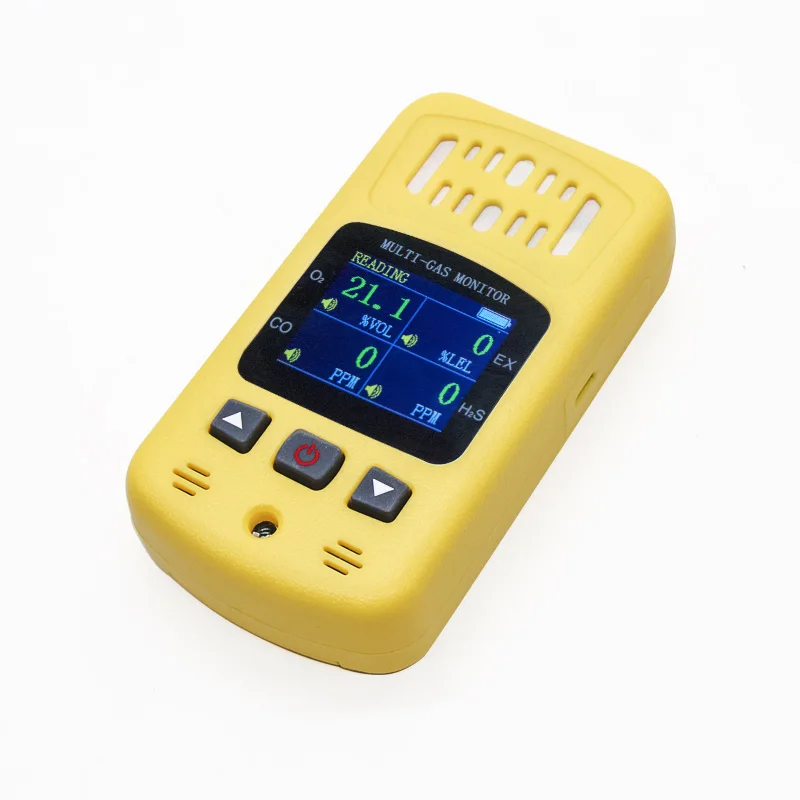 

Gas Detector Toxic and Harmful Gas Detector Combustible Carbon Monoxide Oxygen Hydrogen Sulfide Four-in-one Gas Detector