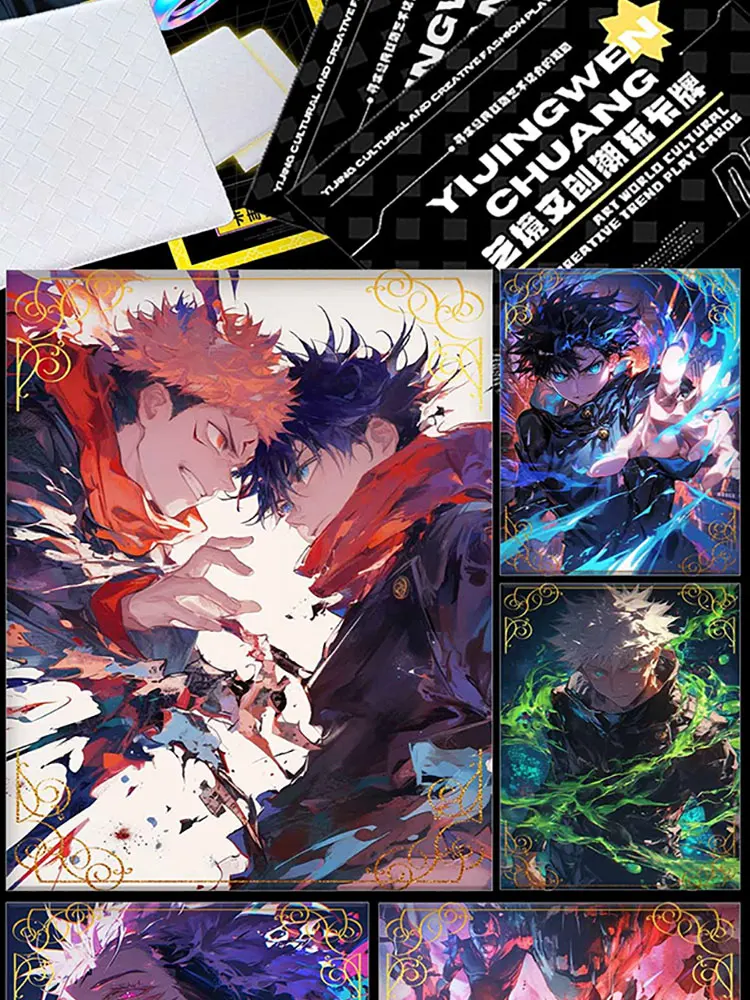 Новейшая коробка Jujutsu Kaisen B5 размер JJK Booster Box Gojo Satoru Nanami Sukuna хобби рождественский