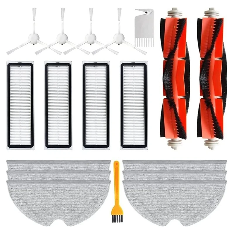 

Сменная роликовая щетка, боковая щетка, фильтр, набор аксессуаров для швабры, подходит для Xiaomi Mijia 1C 2C STYTJ01ZHM STYTJ02ZHM, деталь