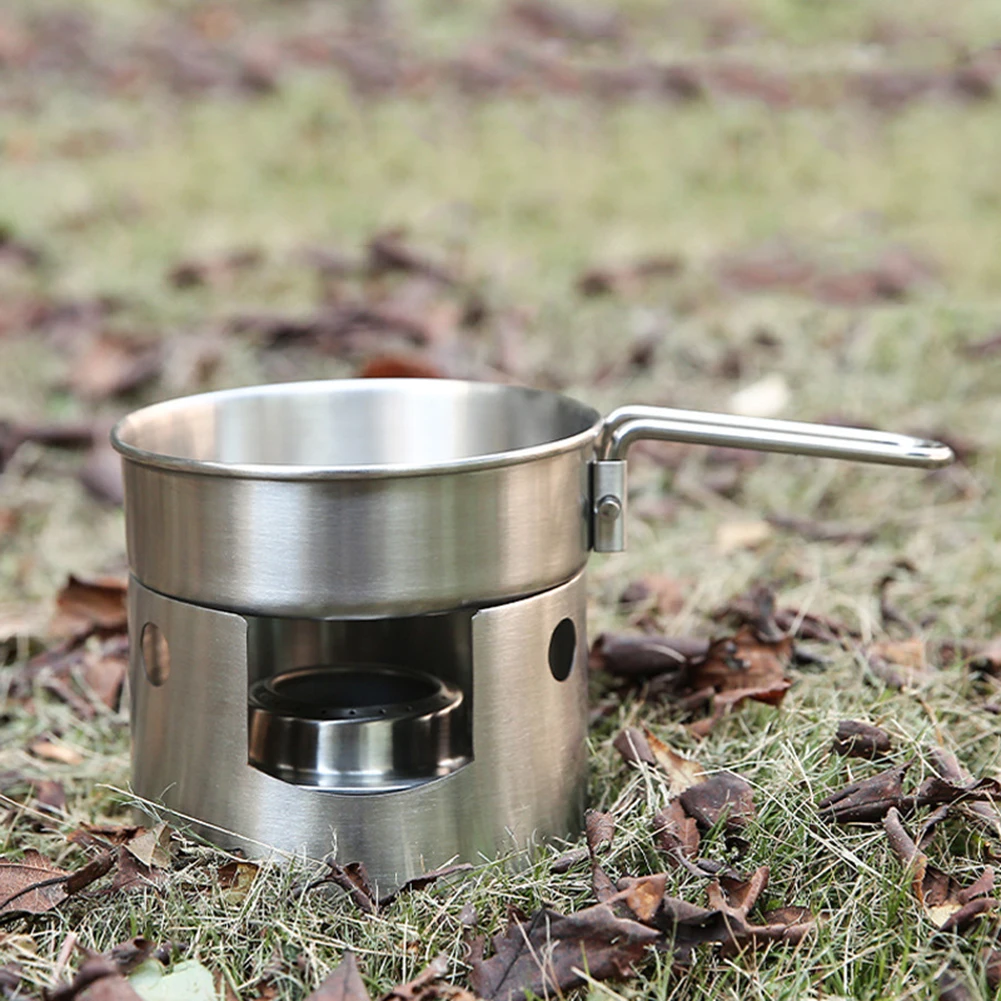 1 шт. походная спиртовая плита портативная ветрозащитная для кемпинга на