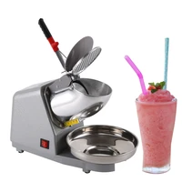 electric ice crusher dual blade snow cone maker machine ice shaver 85kgh commercial ice shaver for home bar restaurant club