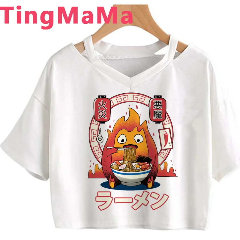 

Женская футболка с рисунком понё из аниме «Аниме»