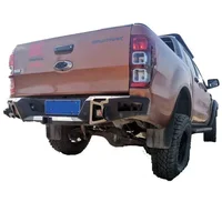 4*4 Off Road Heavy Duty Steel Car Front Bumper Coat Power Bull Bar With Led Light For Ranger 2012-2020