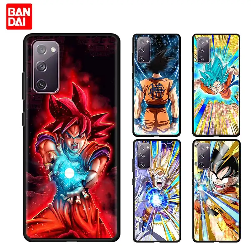 

Dragon Ball Super Goku God Case for Samsung Galaxy Note 20 10 9 8 S21 S20 FE Plus Ultra Lite 5G Trend Fashion Tpu Cover Back Bag