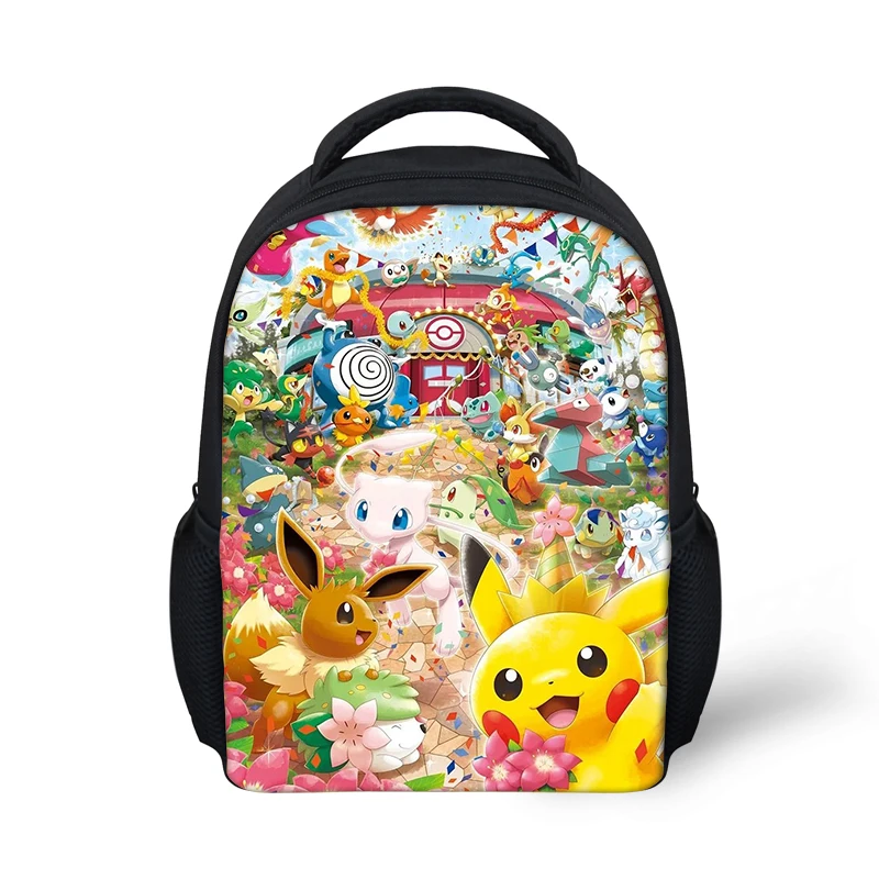 HALYUNASC Cartoon Kindergarten Backpack Baokemeng-Anime Pattern Students School Bag Hot Game Boys Mochila Mini Book Bag