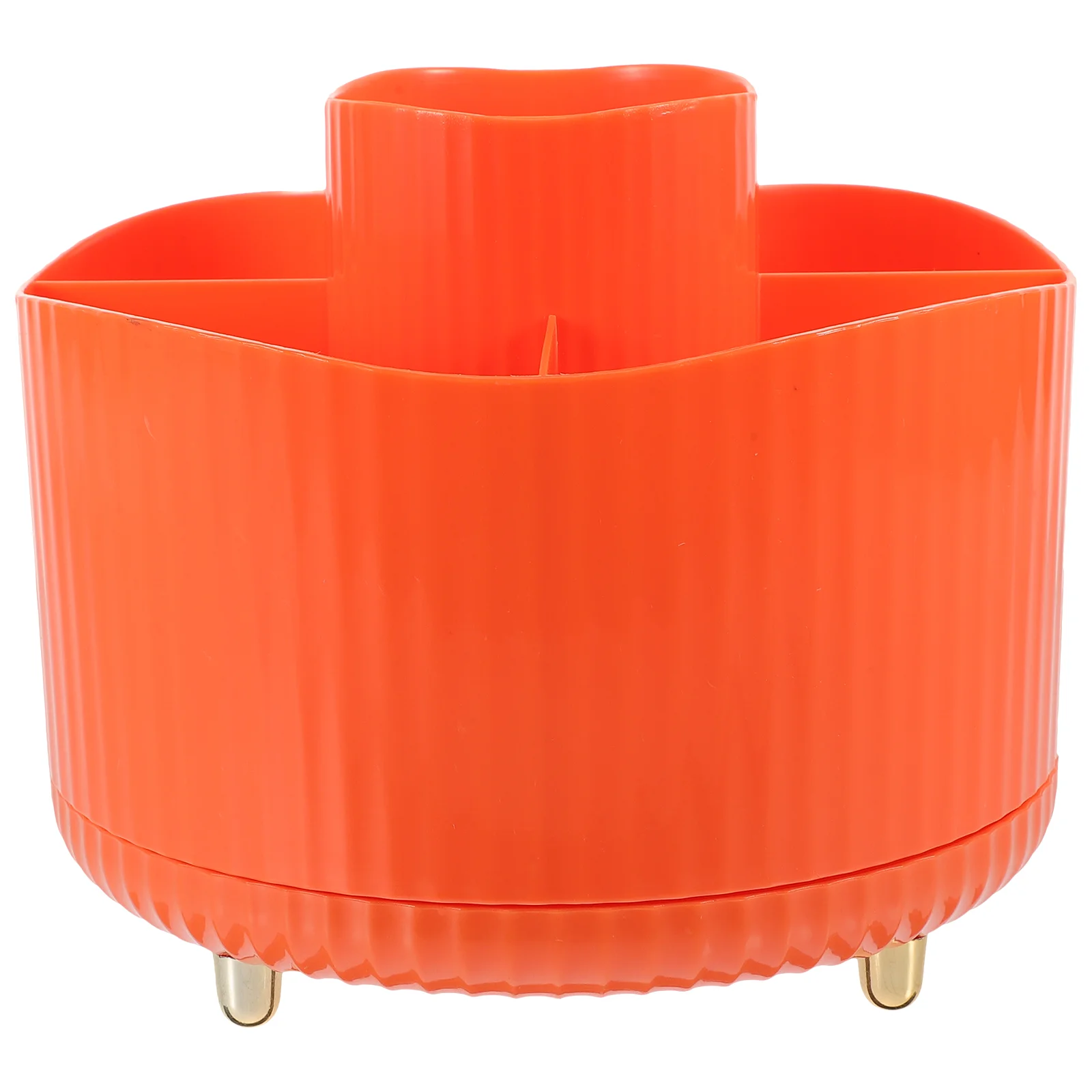 

Brush Organizer Makeup Brushes Holder Tabletop Plastic Storage Rotatable Mini