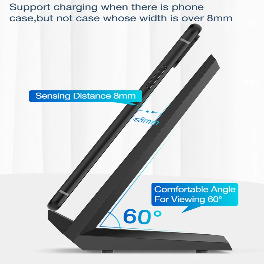 GYSO 50W Wireless Charger Stand for iPhone 14 13 12 11 Pro XS Max X Xr 8 Plus Phone Chargers Wireless Fast Charging Dock Station