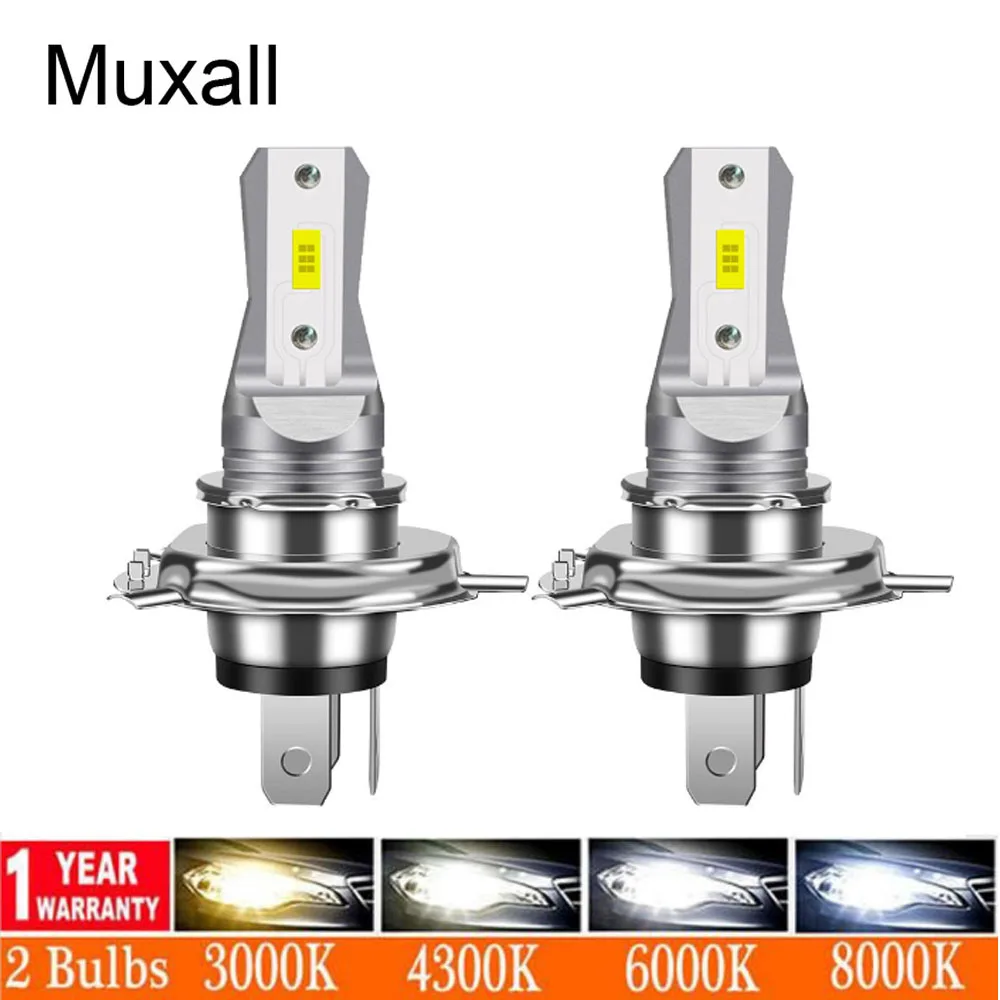 

2 шт., Автомобильные противотуманные лампы H4 H7 H11 H8 H9 H10 H1 H3 9005 9006 лм 80 Вт 12 В 24 В