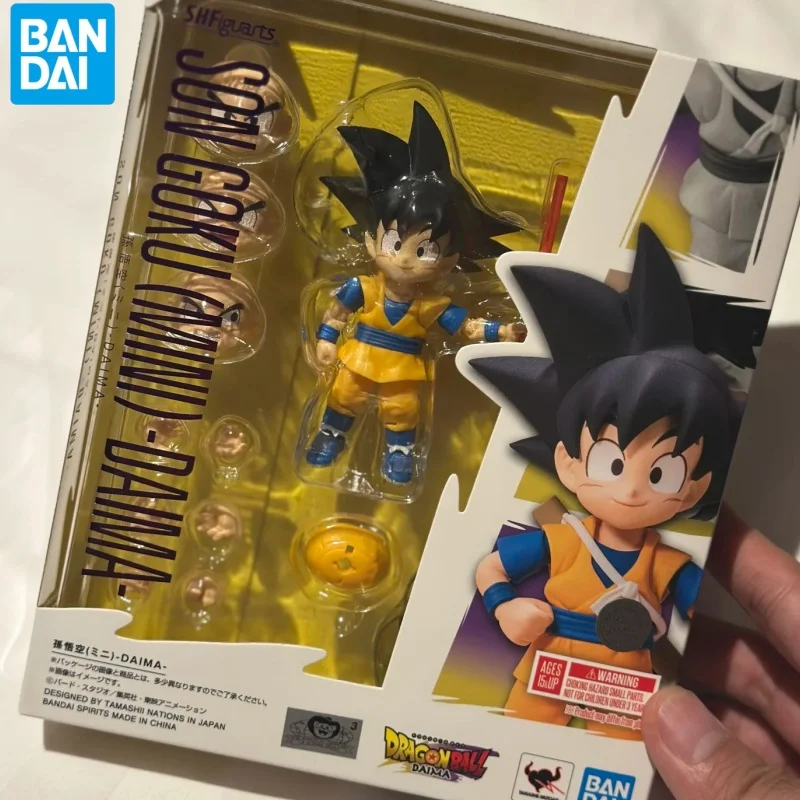 Новый Bandai S.H.Figuarts Dragon Ball Daima Son Goku Mini 1/12 экшн-кукла Коллекционная аниме-фигурка