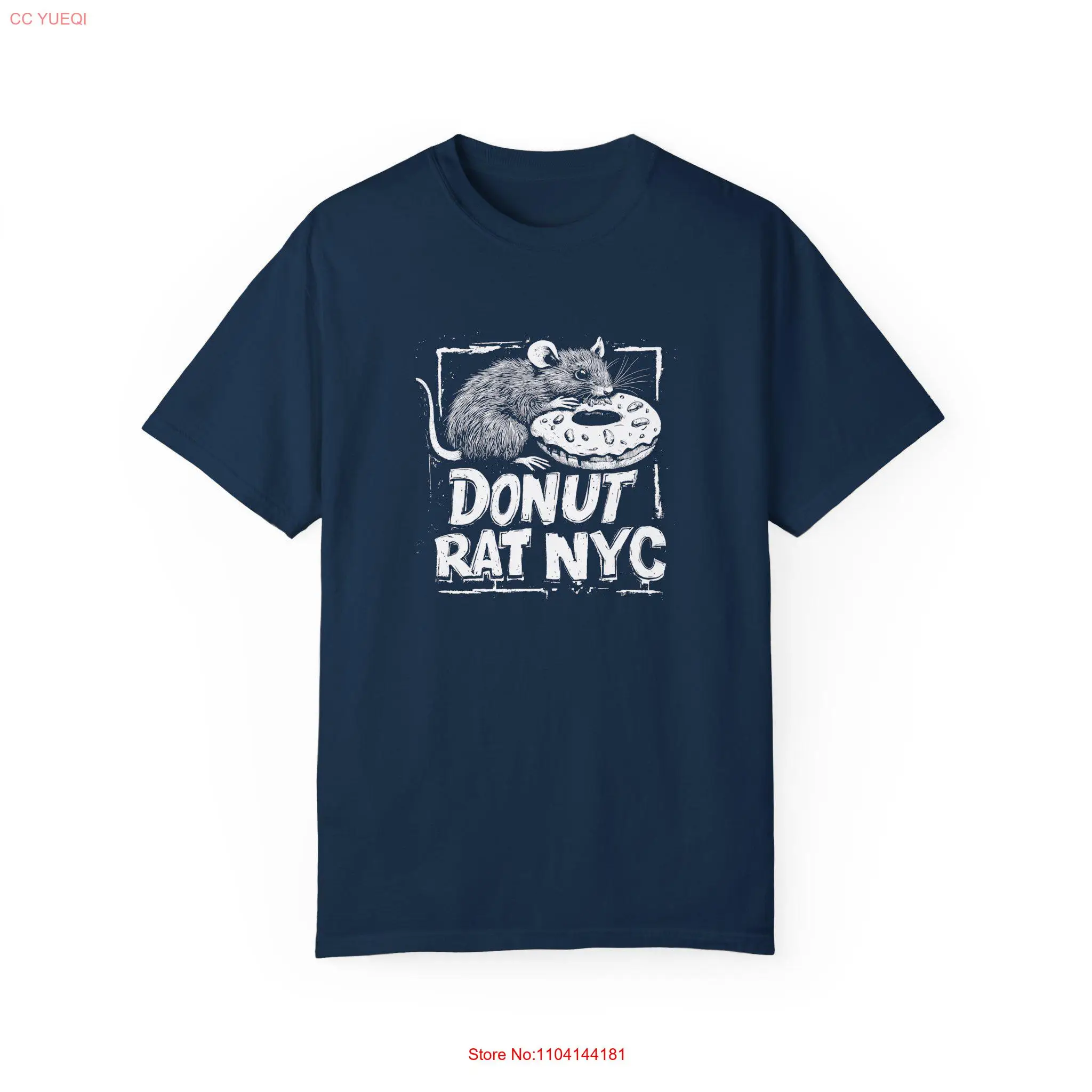 Футболка DONUT RAT NYC Comfort Colors с длинными или короткими рукавами