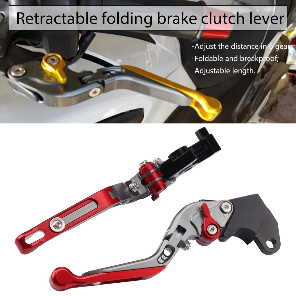 

2022 NEW Folding Brake Clutch Levers Fit For HONDA RVF All Years Motorcycle Accessories Scalable CNC Aluminum Alloy