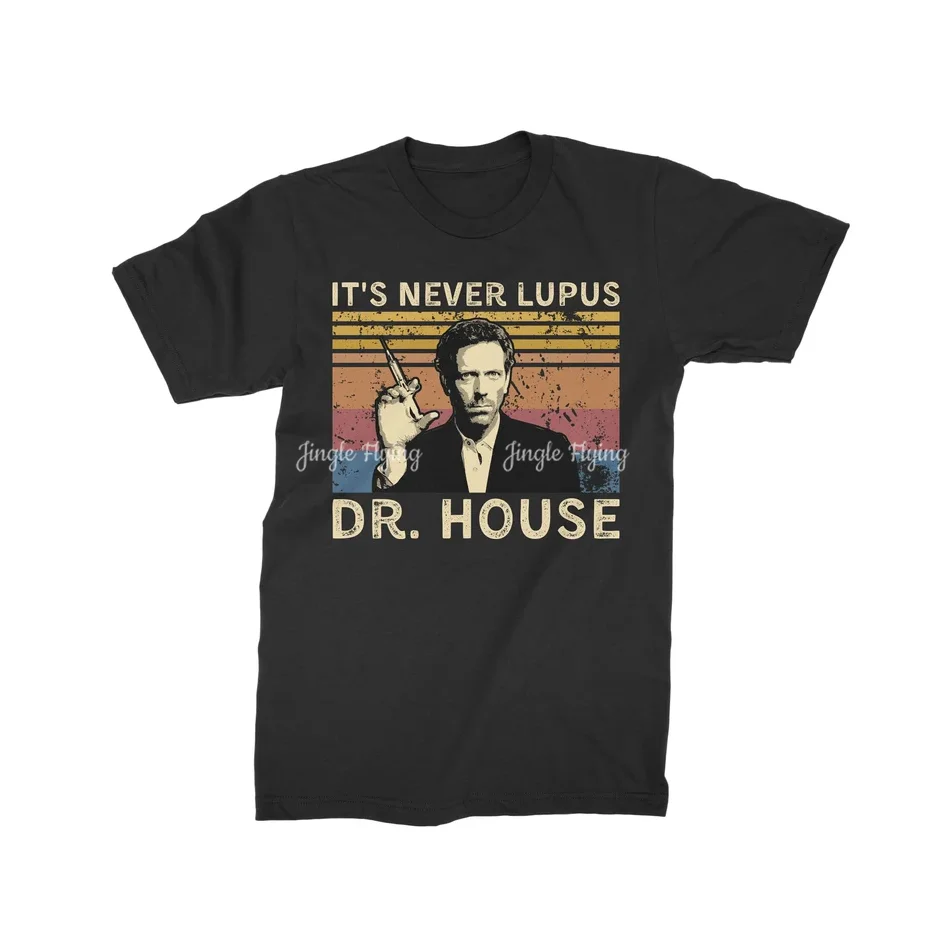 Винтажная футболка с надписью It's Never Lupus Dr House