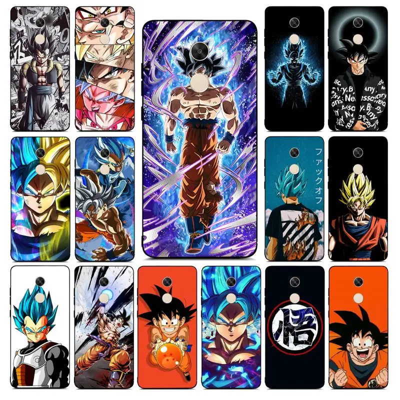 

BANDAI Dragon Ball Goku Phone Case for Redmi Note 8 7 9 4 6 pro max T X 5A 3 10 lite pro