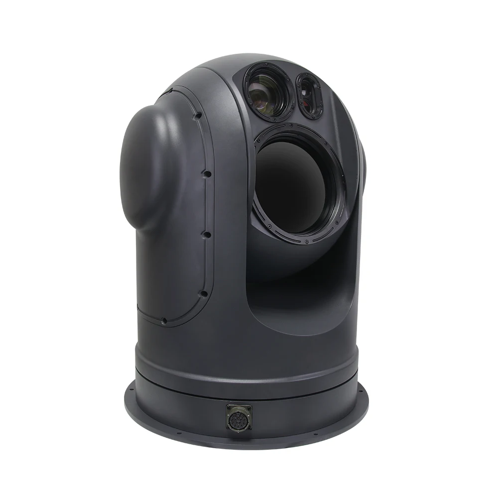 Фото Гироскопический стабилизированный 90-кратный оптический зум LRF Marine PTZ HD4K IP67 водонепроницаемый, с двусторонней аудиосвязью, 4G WiFi, дальнего радиуса действия №4