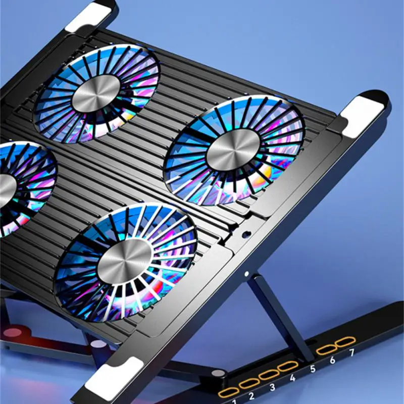 

Portable Laptop Cooler Base Stand Foldable Laptop Cooling Pad Support Portable Adjustable Notebook Stand For Laptop Accessories