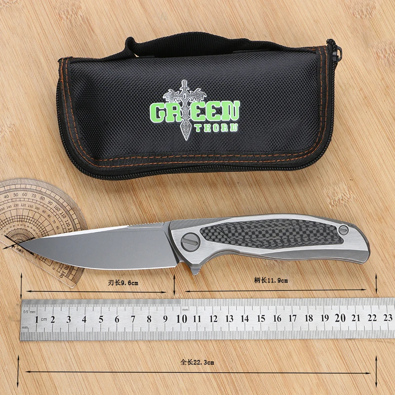 Складной нож с подшипником Green thorn f95nl