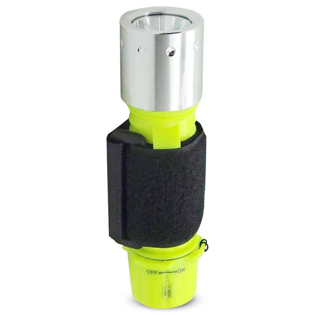 

Водонепроницаемый светодиодный фонарик для дайвинга IPX8, ручной погружной мини-фонарь с ремешком на запястье, оборудование для водных видов...