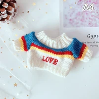 1pc kawaii clothing sweater stuffed toy dolls outfit childrens gifts doll clothes for idol dolls accessories plush doll