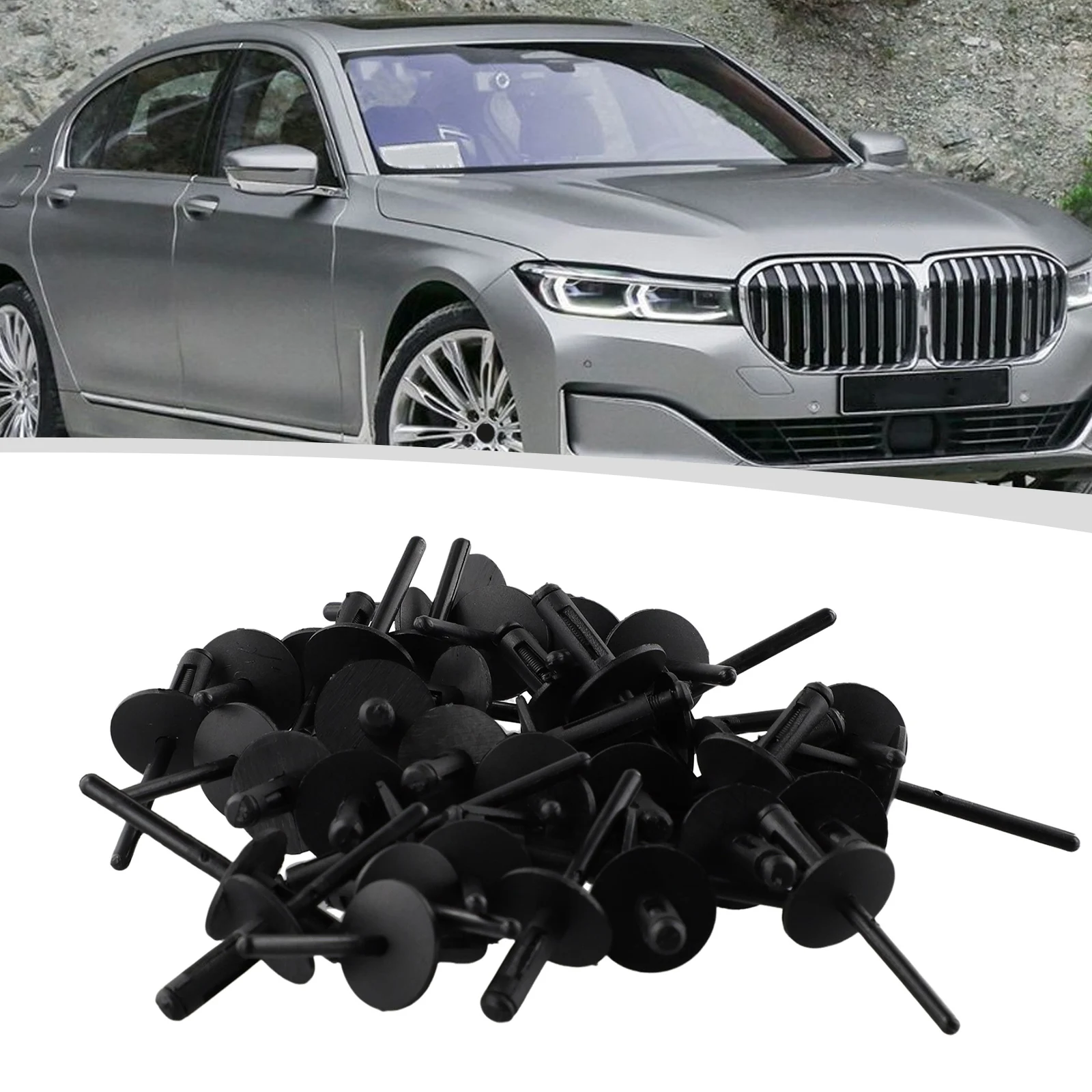40 шт. фиксированные зажимы для дверей автомобиля BMW E84 X3 F25 E70 X6 E71 E72 7 серии F01N F02N