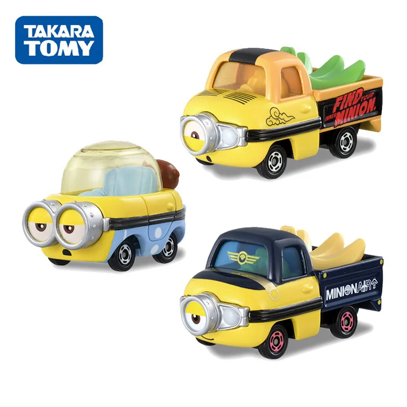 

Tomy Tomica Despicable Me Series Cute Playful Minions Car Kids Gift Anime Figure Not Easy Damage Metal Diecast Toys