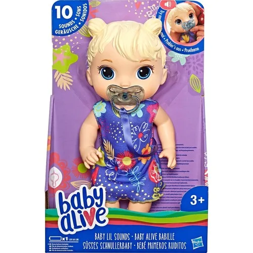 Baby Alive My Cute Baby makes real baby sounds when taken ca
