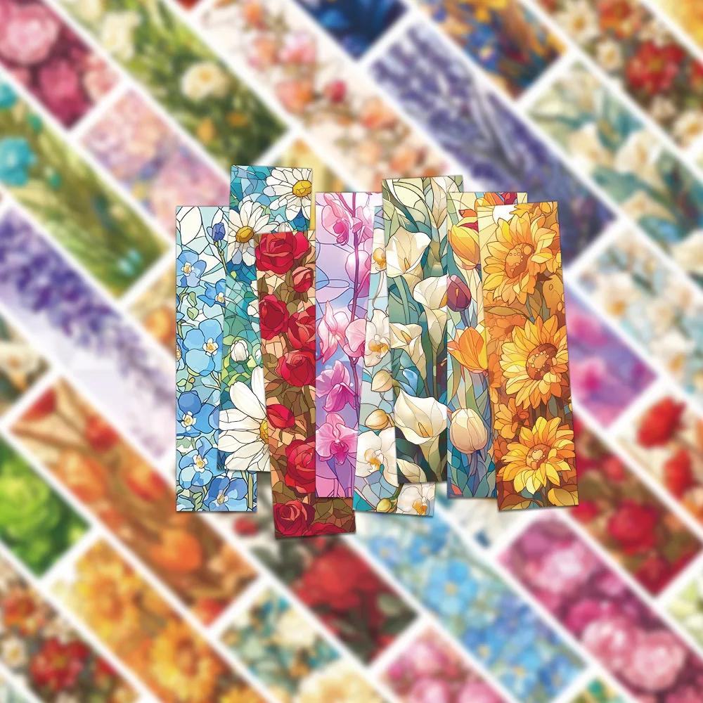 

Бумажные закладки с цветочным дизайном