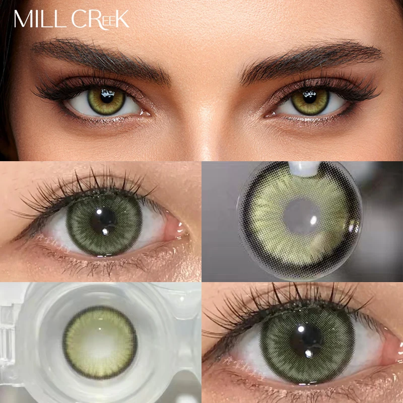 contact lenses for eyes myopia yearly one pair colored lenses soft dioptric eye contacts with color blue grey prescription lens free global shipping