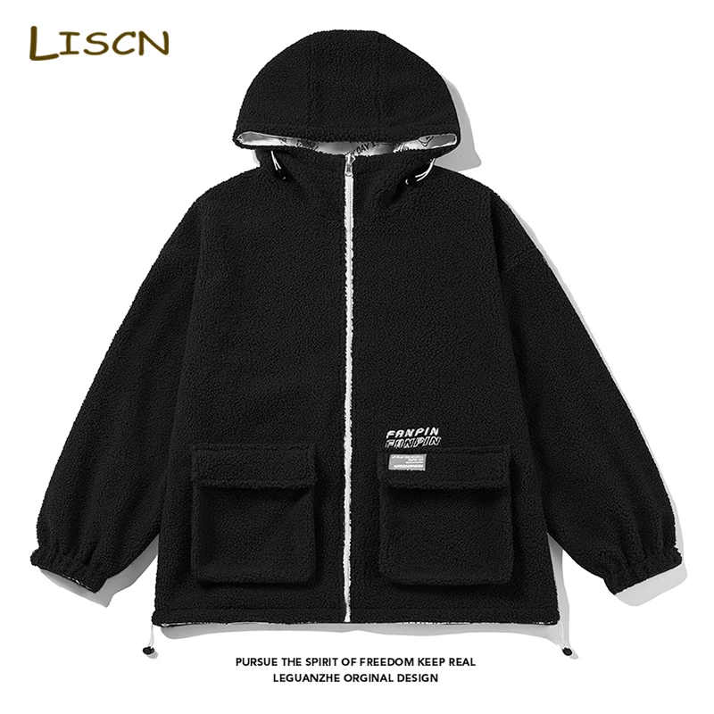 Men Cotton Padded Winter Jacket Men 2022 Fashion Fleece Keep Warm Hooded Jacket Loose Casual Coat Windproof Jacket For Men