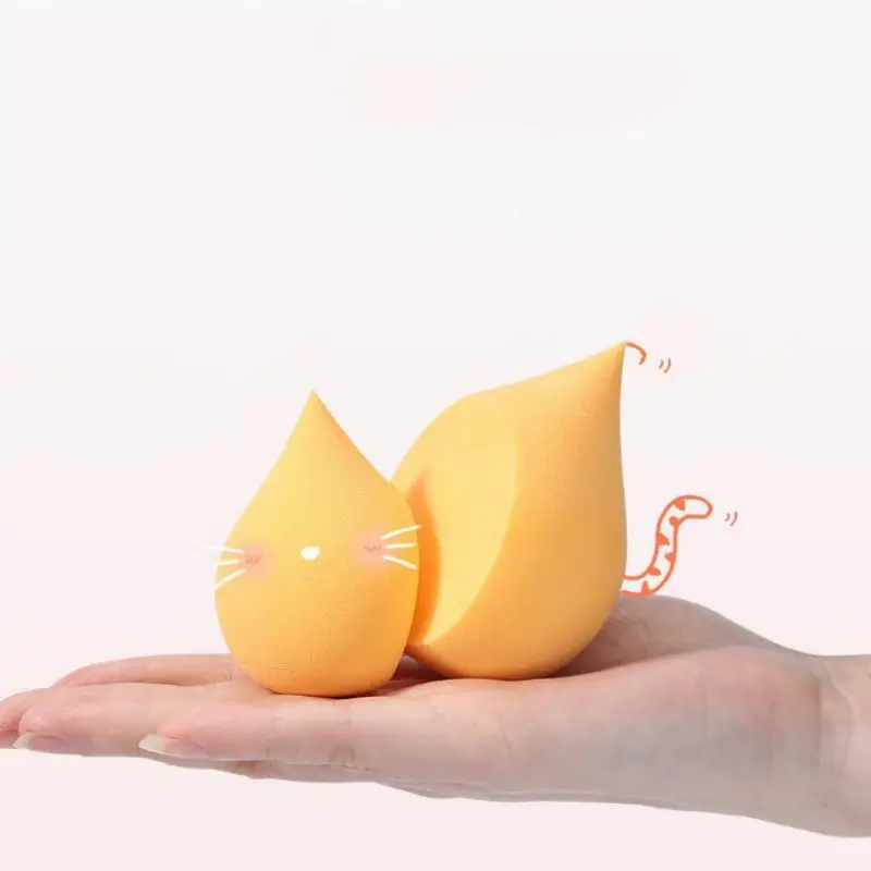 Макияжная губка для нанесения тонального средства и пудры "Fashion Makeup Blender Puff Sponge Foundation Powder Beauty Tools Girls Accessories"