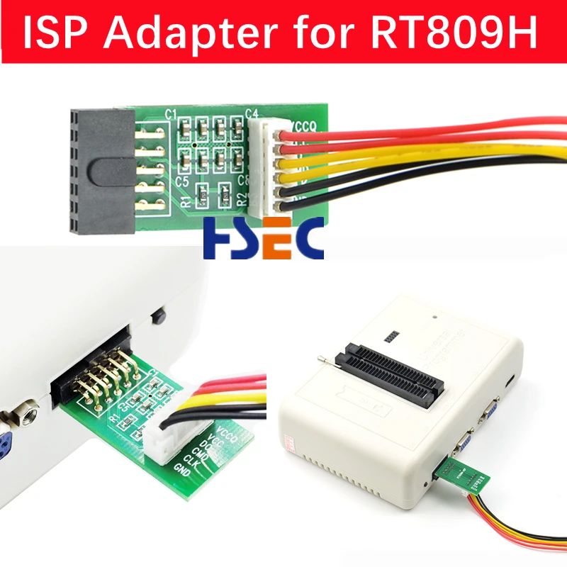 EMMC ISP Adapter Board For RT809H Programmer isp adapter emmc board |