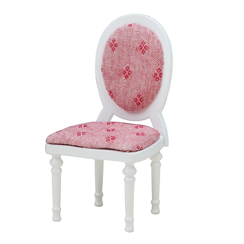 

Деревянное мини-кресло-качалка для кукольного домика, модель игрушки, миниатюрный пейзаж, аксессуары для кукольного домика, аксессуары для кукольного домика, 1/12