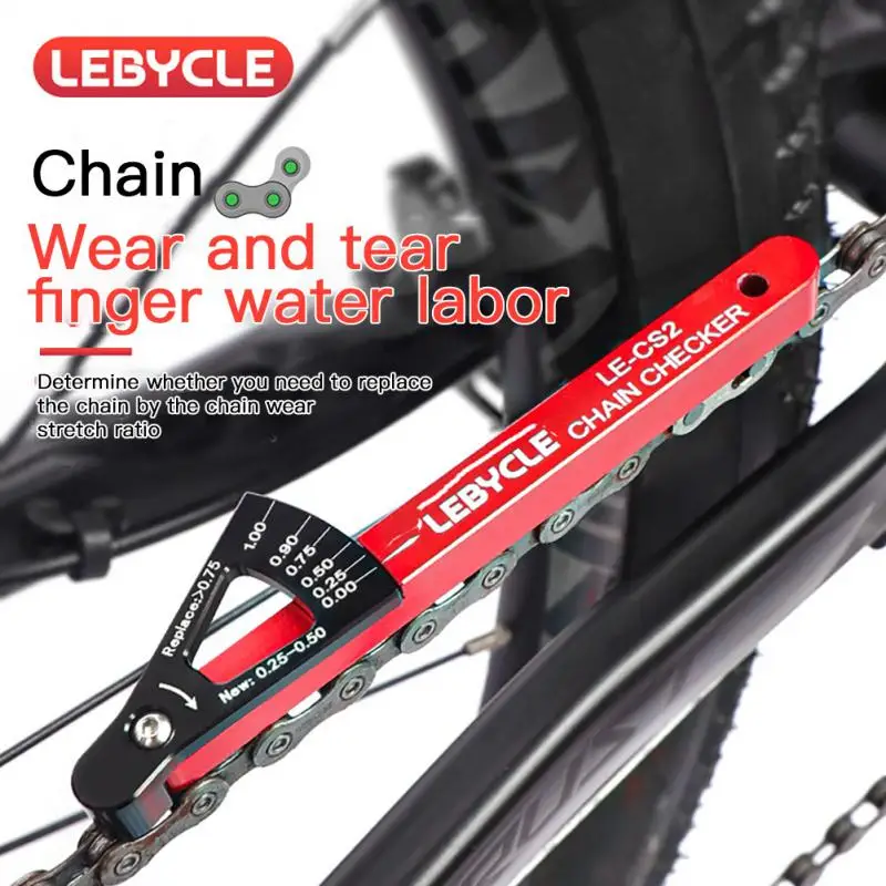 

MTB Bicycle Chain Wear Indicator Tool Chain Checker Kits Multi-Functional Chains Gauge Measurement For Mountain Road Bike