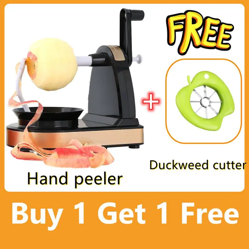 

Hand-cranked Fruit Apples Peeler with Fruit Divider Hand-cranked Rotating Kitchen Peeling Machine Fruit & Vegetable Tools