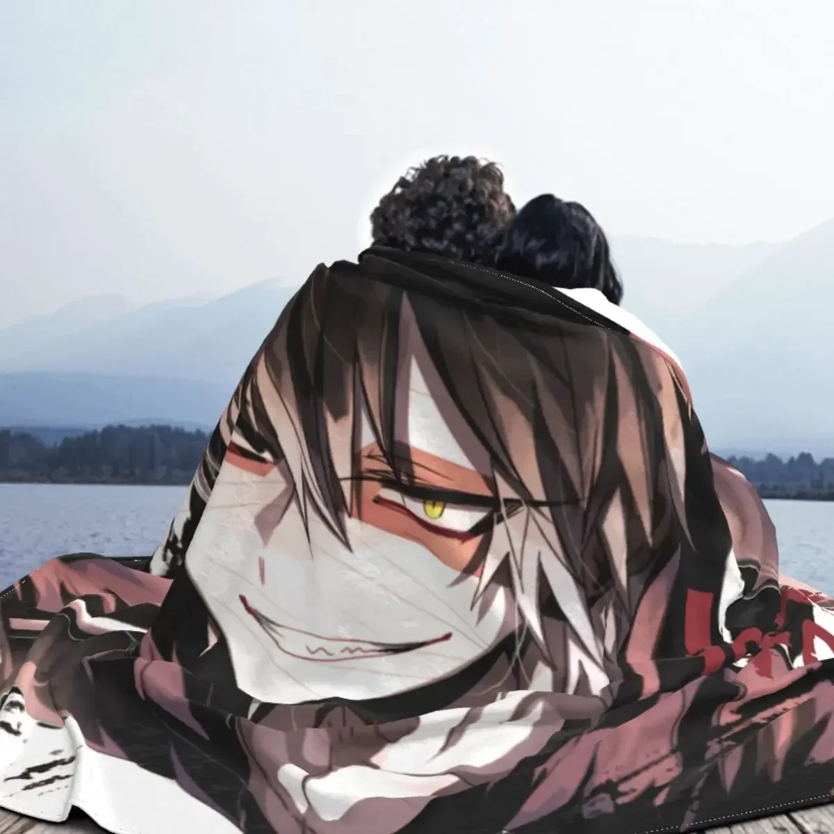 Одеяло Из Кораллового Флиса С Принтом Ангел Смерти И Исаака Мягкое Покрывало Для