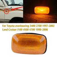 1pc car led side marker turn signal lamp front bumper dynamic side marker light fit for toyota land cruiser lc100 1998 2007