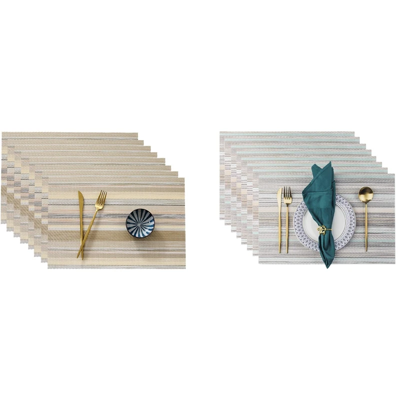 

Коврики виниловые, водонепроницаемые, тканые коврики для кухонного стола, устойчивые к пятнам, с теплоизоляцией