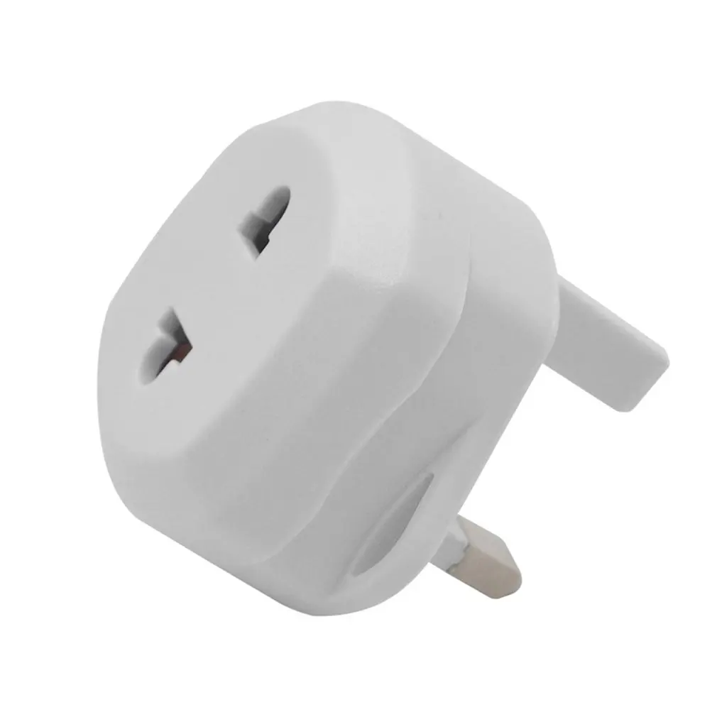 US EU To UK 2 Pin 3 Adapter Plug для бритвы практичная адаптер Великобритании дорожная