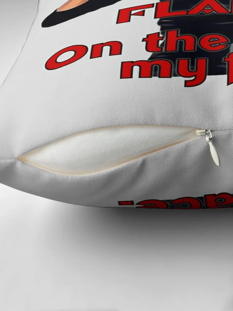 Пламя! На боковой стороне моего лица. Madeline Kahn-MRS-белая декоративная подушка