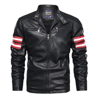 2022 spring and autumn european and american mens motorcycle leather jacket casual fashion loose large