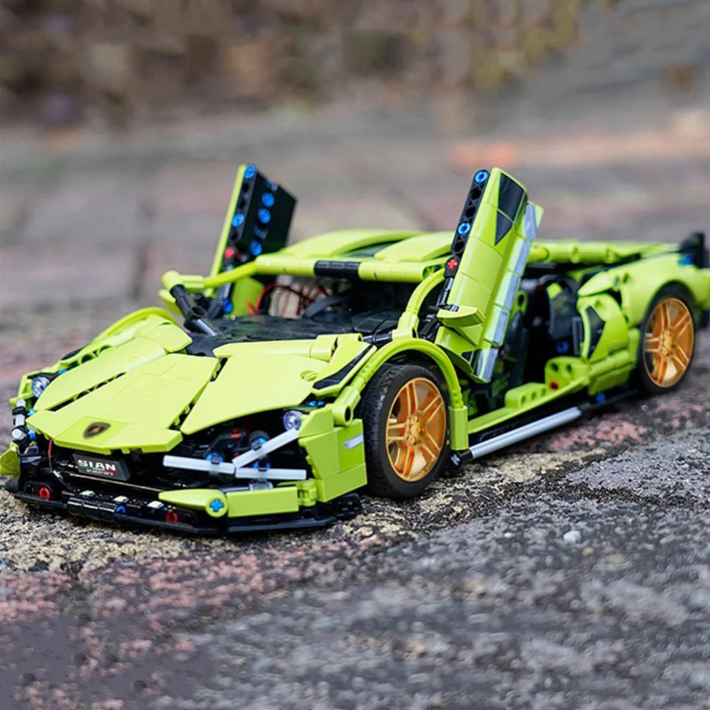 Новый высокотехнологичный гоночный автомобиль Lambor Sian FKP 37 кирпичей, совместимый с 42115 техническими строительными блоками, игрушки для детей, рождественские подарки
