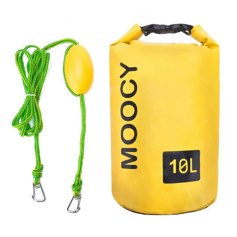 

10/20L Tow Rope Sand Sack 2-in-1 Sand Anchor & Waterproof Dry Bag Storage Bags Dock Line For Kayak Jet Ski Rowing Small Boats