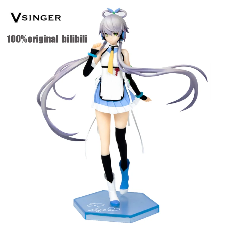 В наличии оригинальный билибили Vsinger Luo Tianyi V4 формула костюм сброс версия 18 см аниме фигурка модель игрушки для мальчиков подарок