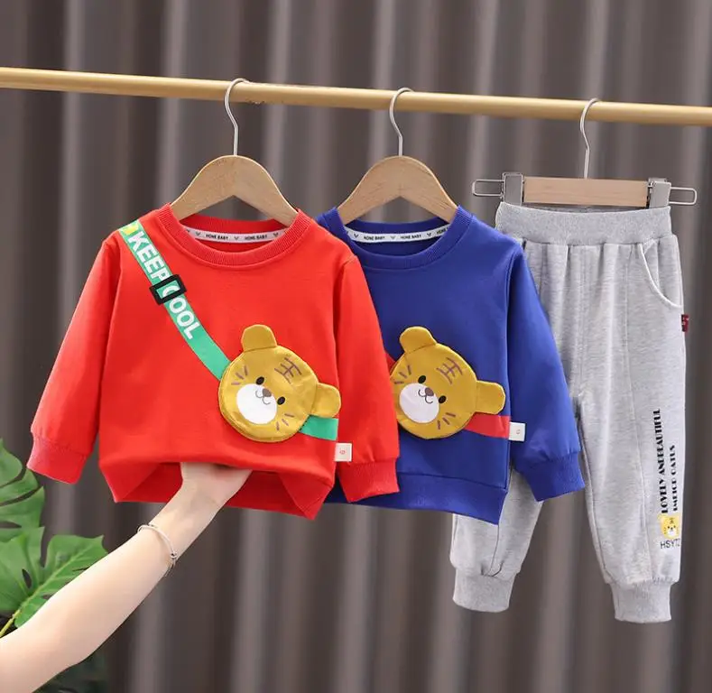 

2 шт., детский спортивный костюм для мальчиков, толстовка с длинным рукавом и штаны