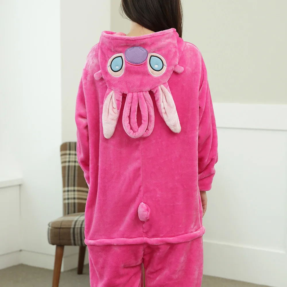 Women Men Kids Cute Animal Onesie Pajamas Suit One Piece Unisex Flannel Cartoon Party Costumes Anime Cosplay Jumpsuits Homewear