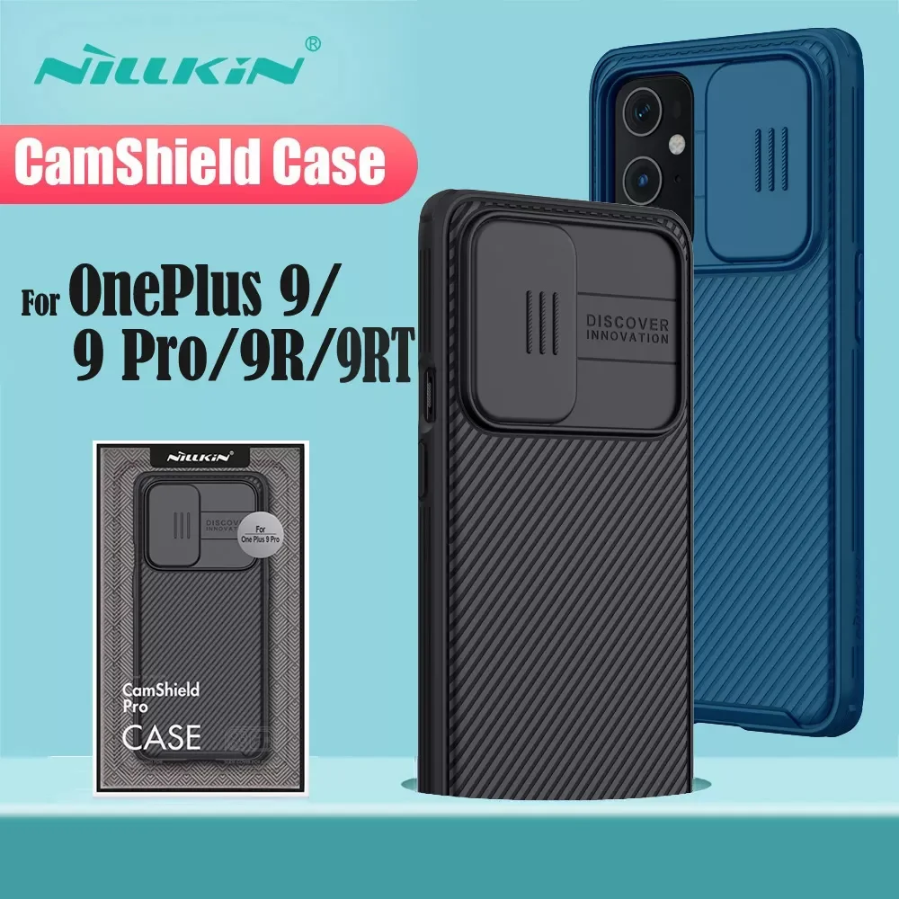 

For OnePlus 9 Pro 9R 9RT Case OnePlus9 Cover NILLKIN CamShield Case Slide Camera Lens Protection Back Shell For One Plus 9 Pro