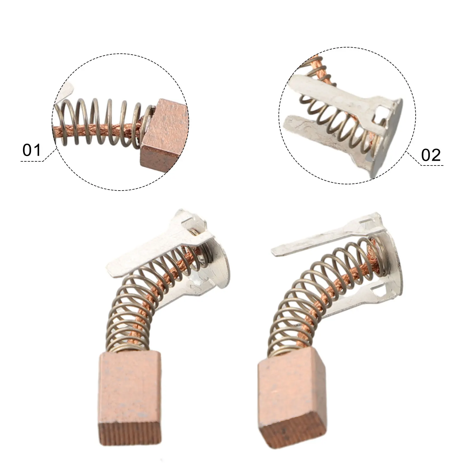 Комплект угольных щеток для электрической дрели GSR180 Li GSR140 GSB180 GSB140 1607000 CZ1 Замените