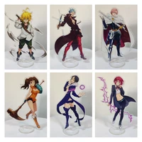 anime the seven deadly sins figure acrylic stands model cosplay meliodas liones hawk diane character standing sign desk decor