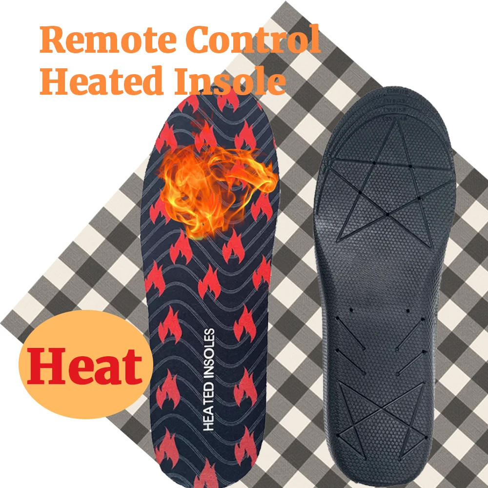 

Electric Heated Insoles with 2200mAh Battery Capacity Your Feet Warm with Rechargeable Electric Heated Insoles