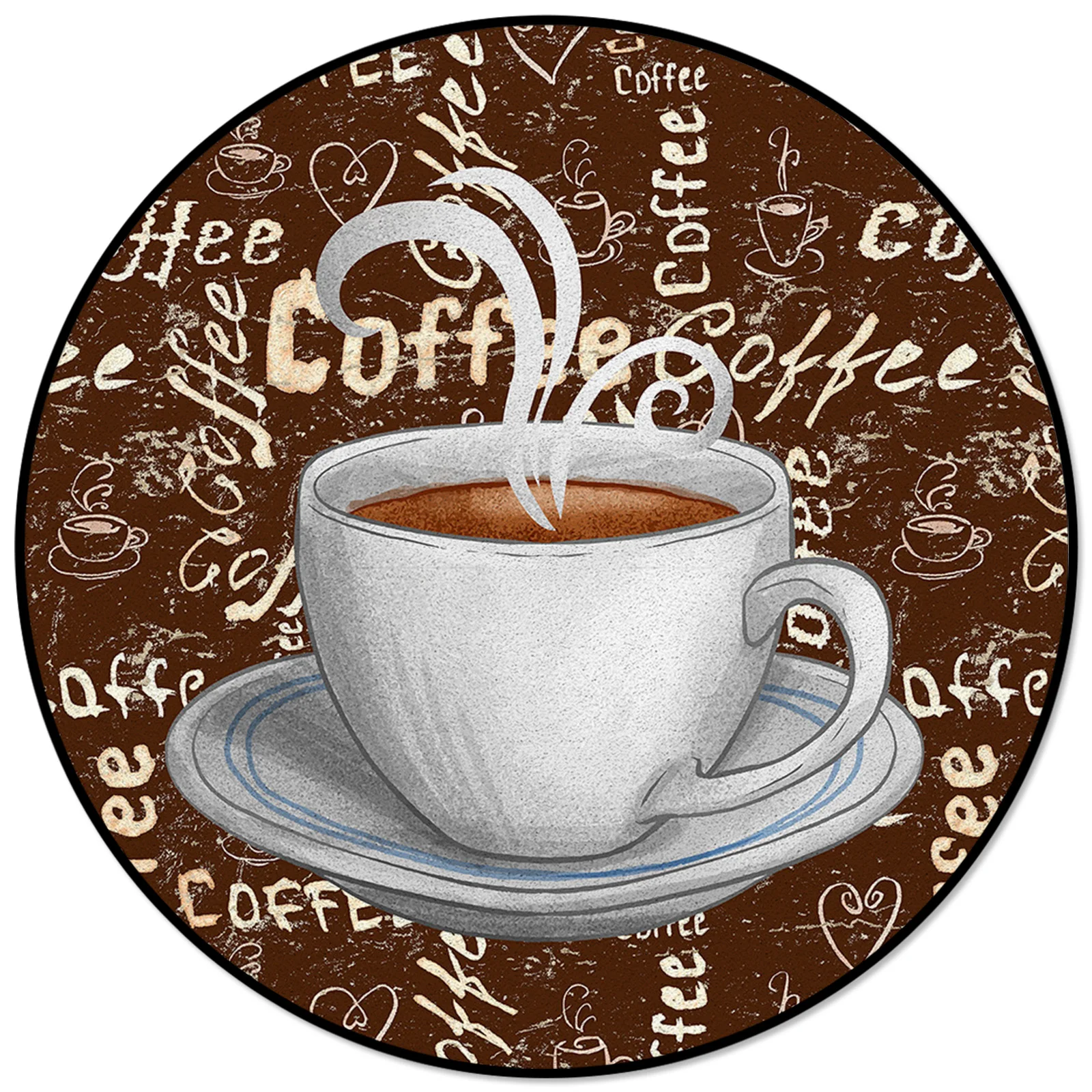 

Ретро кофейный сахар, деревенские коврики и ковровые покрытия для дома, гостиной, украшение для комнаты, подростковые ковры для спальни